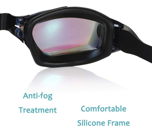 Gafas Lentes Natación Sin Fugas Ni Empañe Uv Estuche Aegent