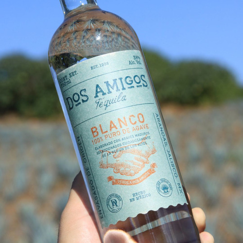 Pack De 12 Tequila Dos Amigos Blanco 750 Ml