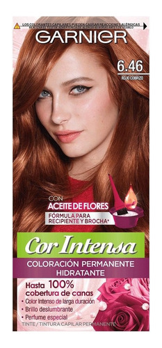 Coloración Nutrisse Cor Intensa 6.46 Rojo Cobrizo (1u)