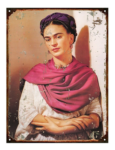 Chapa Vintage Publicidad Antigua Frida Kahlo L012