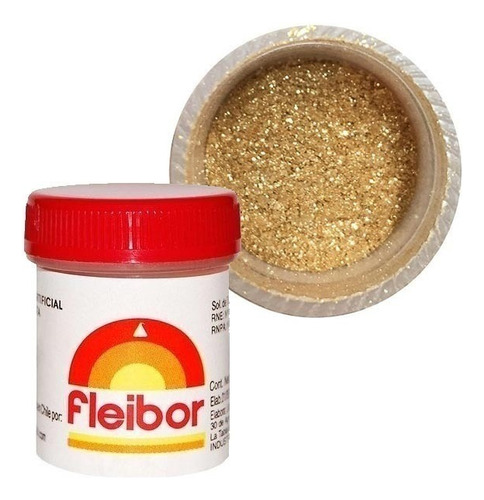 Colorante Fulgorado Dorado Pote X 3 Gr. Fleibor X 1