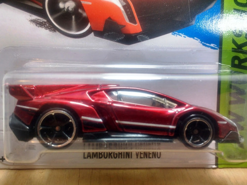 Priviet Exotic Lamborghini Veneno Guindo Hot Wheels Hw 1