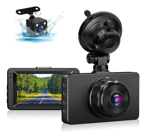 Dash Cam Front And Rear Dash Camera For Cars 1080p Full Hd