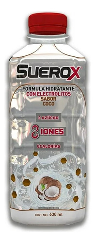 Bebida Rehidratante Suerox Coco 10 Pzs De 630 Ml C/u