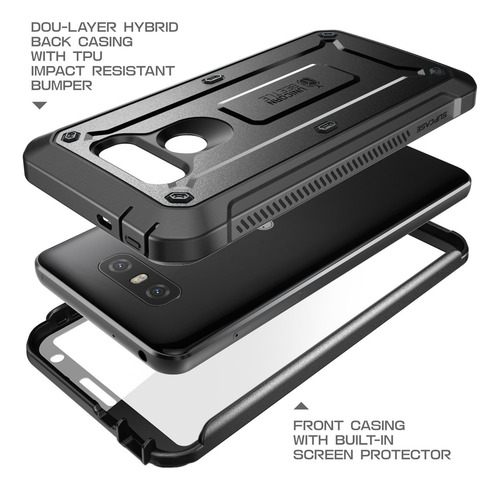 Funda Supcase Unicorn Beetle Pro Para Lg G6 Y G6 Plus Negro/negro Nombre Del Diseño