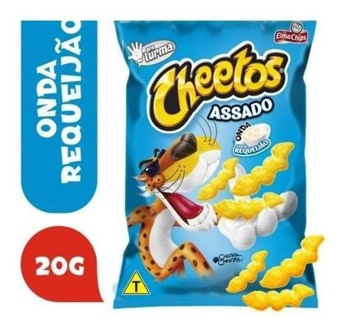 Salgadinho Cheetos Requeijao 20g Elma Chips- Caixa Com 20 Un