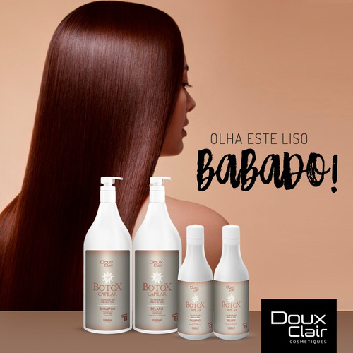 Kit Antifrizz Alisamento Botox Capilar Selafix Doux Clair