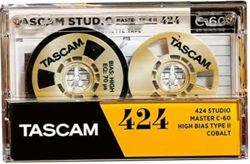 Tascam Master 424 High Bias Type Ii Cobalt Studio Cassette