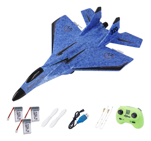 Epp Fixed Wing Rc Airplane Regalos Para Batería Azul 3x