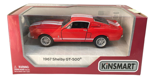 Auto Metal Shelby Gt500 1967 / 1:34 Kinsmart New 005 Bigshop