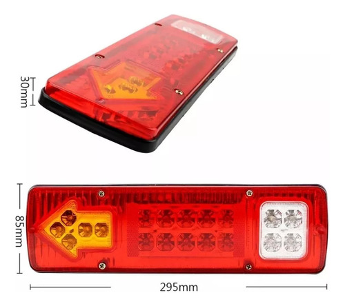 Foco Led Carro De Arrastre Enchufe Macho Hembra Conexion