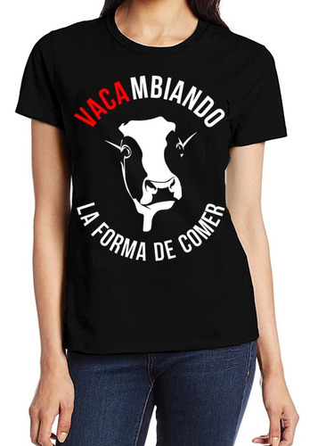 Remeraen Mega Oferta Veganos Mujer Vacambiando 