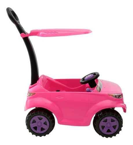 Carrito Push Car Prinsel Corsa Rosa Nuevo