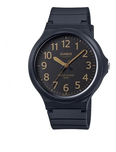 Reloj Casio Sumergible Para Hombre De Caucho Mw240 Caballito