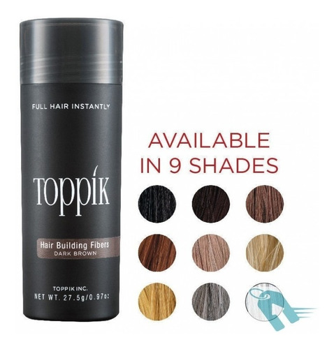 Imagen 2 de 9 de Pack Completo De Toppik 27.5g + Aplicador + Peine Santiago