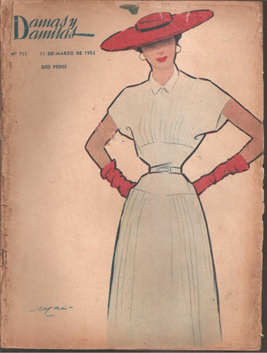 Revista Damas Y Damitas Nº 711 Marzo 1953