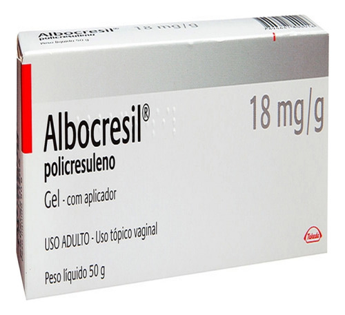Albocresil Gel Vaginal Com 9 Aplicadores