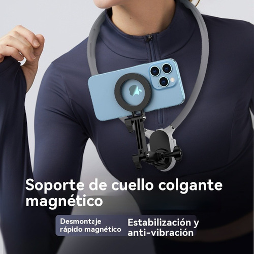 Soporte De Cuello Magnético Para Teléfonos Pov Vlog Live