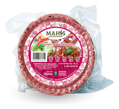 20 Pack Surtido - Sopes Orgánicos Mahís