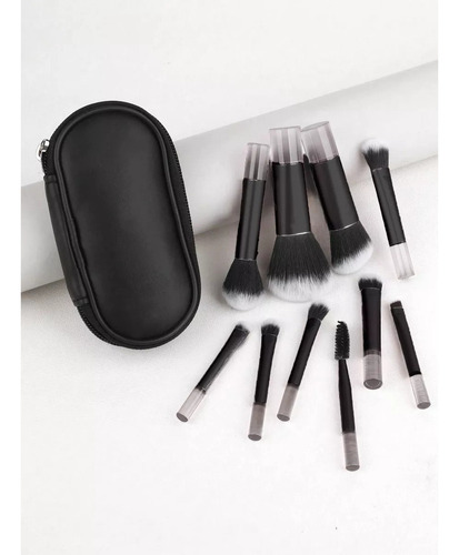 Xd Conjunto De 10 Mini Pincéis De Maquiagem
