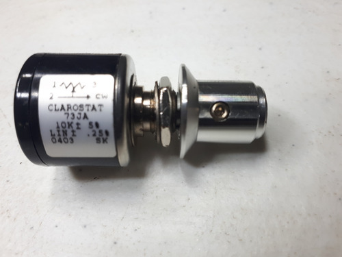 73ja Clarostat Potenciometro 10k 10 Vueltas (4 Piezas) (Usado)