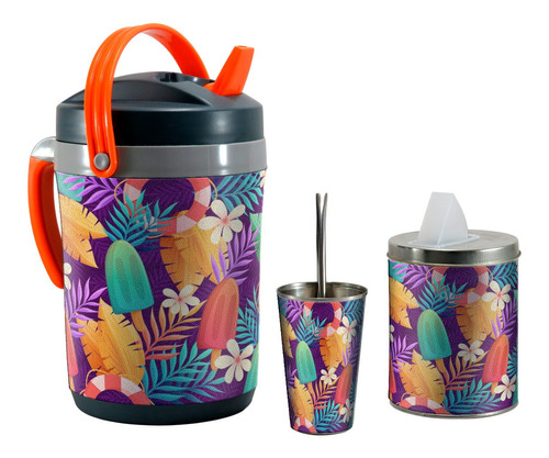 Set Kit Terere Termolar, Hojas Helados