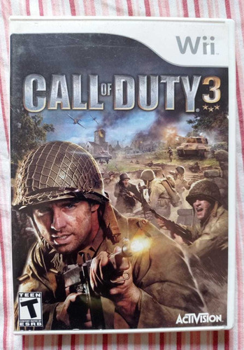 Call Of Duty 3 Wii Mídia Física Seminovo