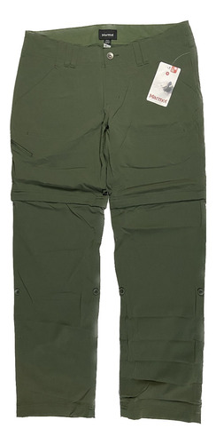 Pantalon Marmot Convertible Mujer Senderismo Pesca Talla 10