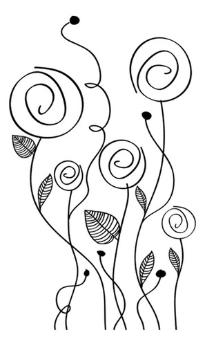 Vinilo Decorativo Flores Mod4