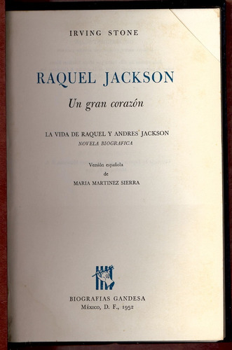 Raquel Jackson  Un Gran Corazon