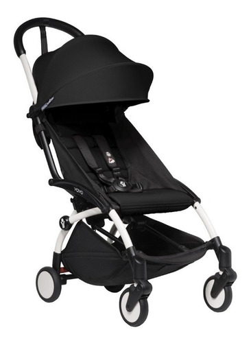 Carriola de paseo Babyzen Yoyo² +6 bundle 2020 black con chasis color blanco