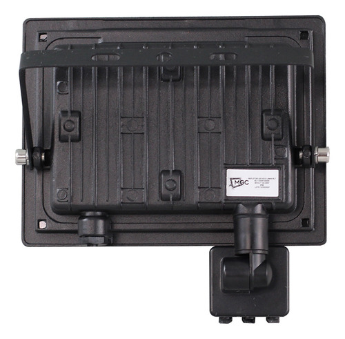 Refletor Com Sensor De Presença Led 100w Holofote Fotocélula Carcaça Preto Luz Branco-frio 127/220v