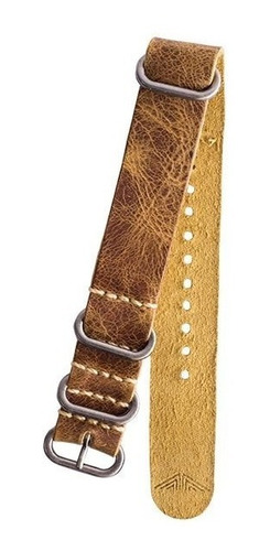 Imagem 4 de 5 de Pulseira Nato Strap Line De Couro Legítimo