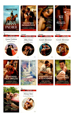 Kit 14 Livros Coleção Romance Harlequin - Lote 2