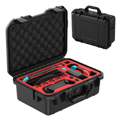 Funda De Transporte Almacenamiento Para Switch/ Oled/ Lite Negro