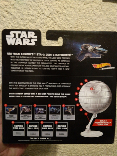 Hot Wheels Star Wars Conmemorativo Jedi Starfighter