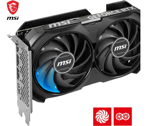 Tarjeta Gráfica Msi Geforce Rtx 4060 Ti Ventus 2x Black 8g O