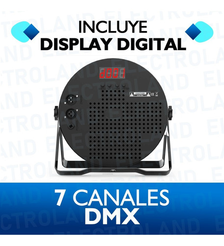 Imagen 4 de 10 de Luz Proton Par 54 Led Alta Luminosidad Rgb Audioritmico Dmx