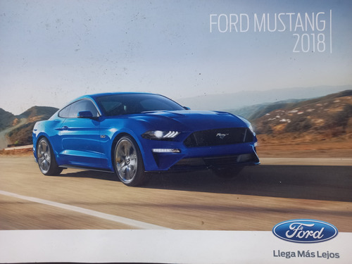 Catálogo De Agencia Ford Mustang  2018 