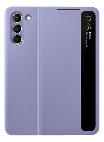 Para Samsung Galaxy S21ultra Smart Clear View Chip Case