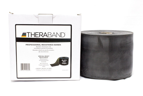 Rollo Theraband Negro 45m