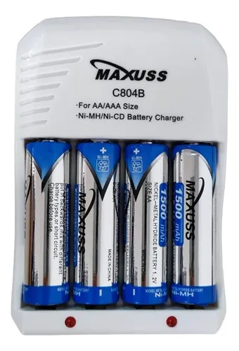 comprar Kit Baterías Pilas Aa Cargador 1500mah Recargables Alcalinas