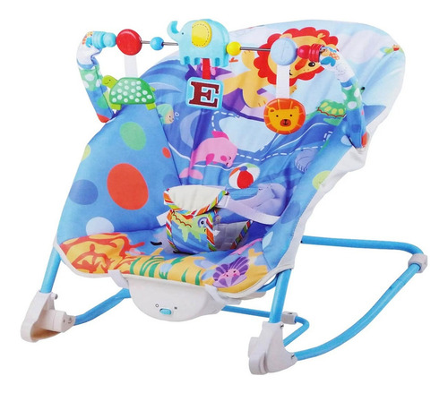 Silla Para Bebe Bouncer Mecedora Azul Lee - 668-24