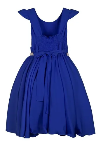 Vestido social hotsell infantil azul