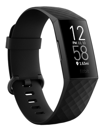 Pulsera De Actividad Fitbit Charge 4 Color de la caja Negro Color de la correa Azul marino Color del bisel Negro