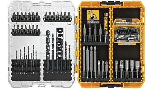 Kit Puntas Y Brocas Para Destornillar 80 Pzs Dewalt Dwamf128