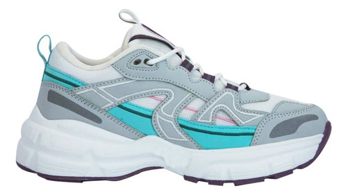 Tenis Casual Prokennex 6301 Gris Dama Msi