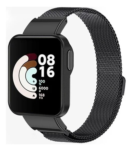 Para Xiaomi Watch Lite 2 Metal Magnetic Ring Band