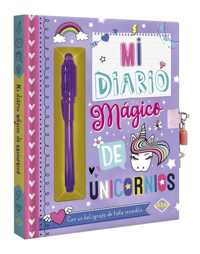 Mi Diario Mágico De Unicornios - Libro De Aprendizaje - Esp