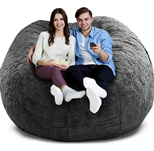 Funda De Silla Bean Bag Pv Fur Duradera Y Cómoda